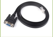 RJ45 Console Cable, RS232 DB9 Female Port to RJ45 Console Male Port, Console...