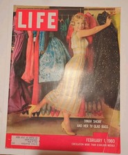 VTG LIFE Magazine Feb 1 1960 Dinah Shore Chicago Mafia Dog Show