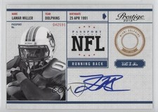 2012 Playoff Prestige NFL Passport Signatures Lamar Miller #22 Auto 0f8