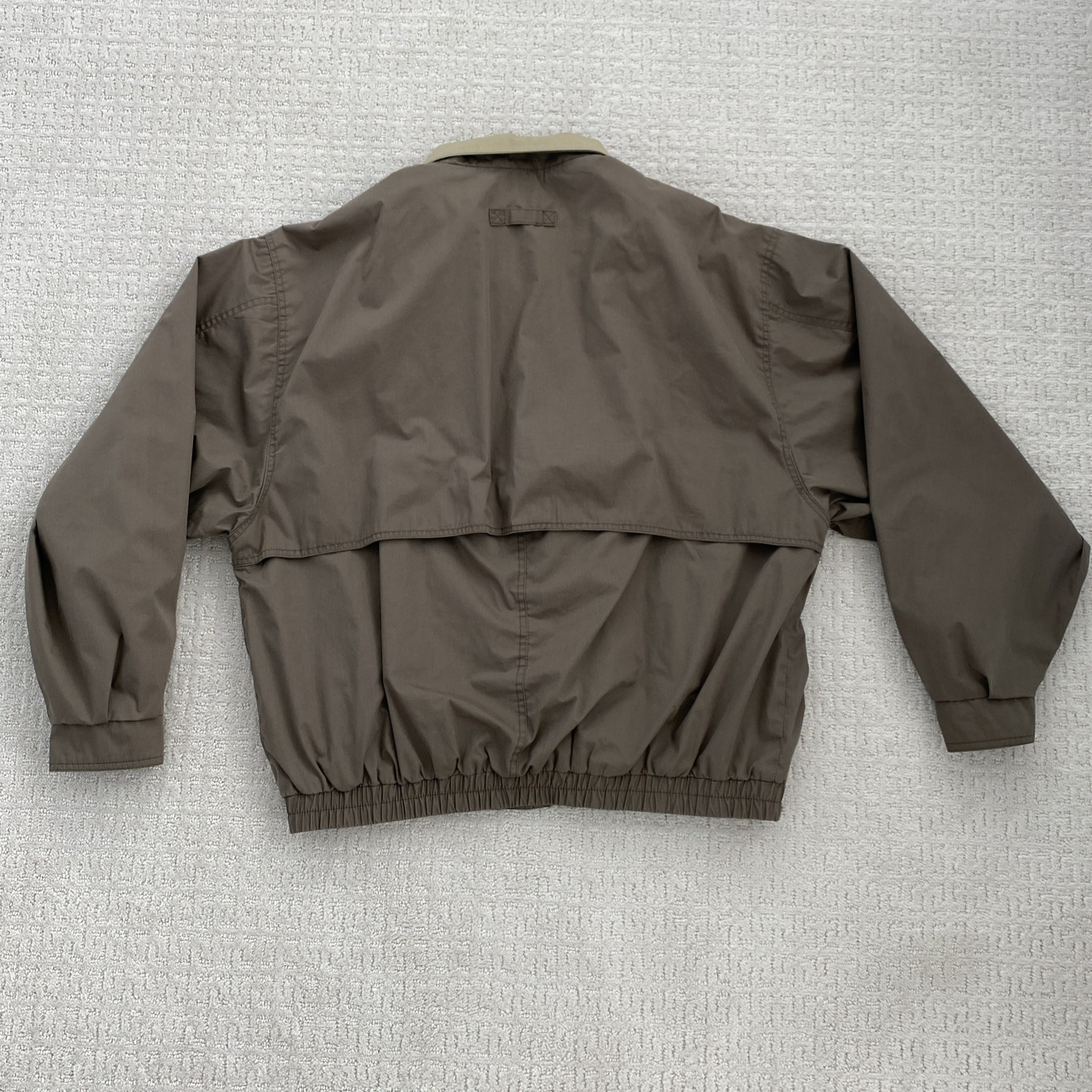 Vintage Whitefish Bay Men's XL Olive Green Grandpa Bomber Jacket Windbreaker thumbnail 6