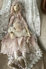 Stoffpuppe - Sammelpuppe / Landhaus - shabby - 62cm groß  (wie Tilda)