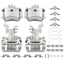 Complete Set Front Rear Brake Caliper Kit For Mazda 6 Mercury Milan 2006-2013