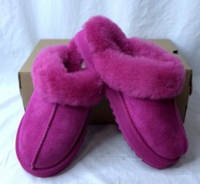 UGG Women's Disquette Suede Slippers Dark Peony 5K/7W US/37EU NIB 1171199K
