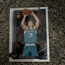 Topps 2025-26 Kon Knueppel Charlotte Hornets Rookie Card #204 Basketball NBA