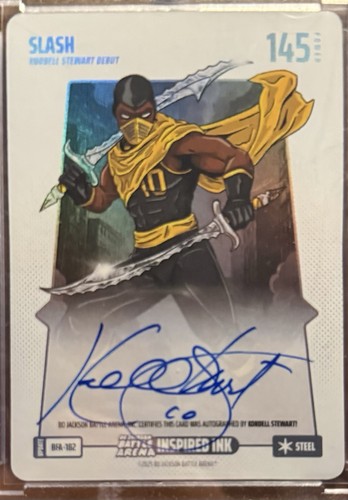 2025 Bo Jackson Battle Arena Update Slash Steel Auto BFA-182 Kordell Stewart