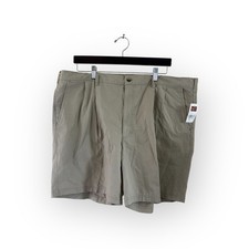 vintage woolrich pleated khaki chino shorts mens size 42 deadstock NWT 90s