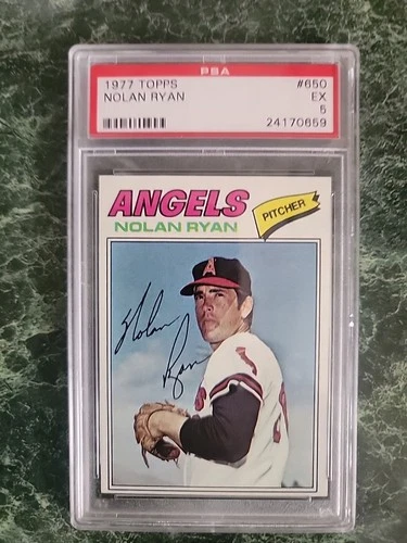 1977 Topps - Nolan Ryan #650. PSA 5 💥💥Razor sharp💥💥