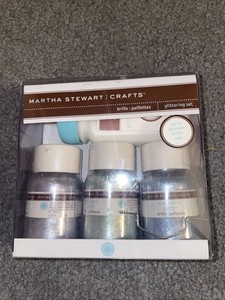 Martha Stewart crafts Glittering Set NIB