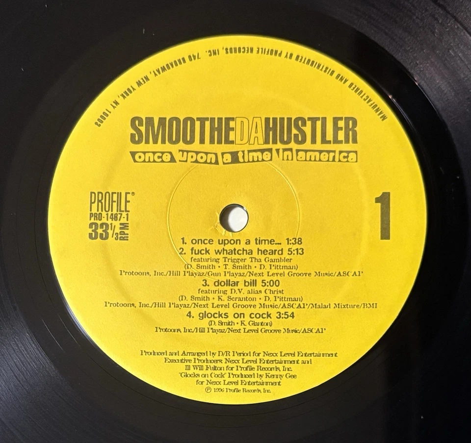Smoothe Da Hustler Once Upon A Time In America 1996 US Original Press 2LP Vinyl - Image 3 of 4