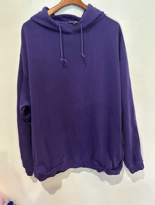 Sport Tek  Purple And White  Hoodie Men s Size 2X