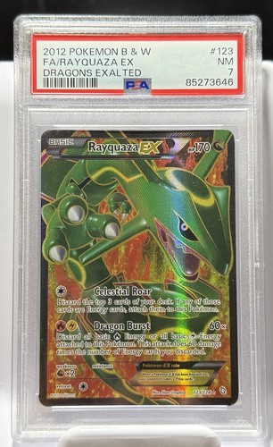 Rayquaza-EX graded PSA 7 for sale on eBay