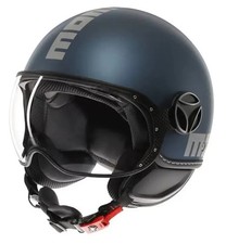 Casco Momo Design FGTR Evo E2206 MATT BLU AVIO SILVER  Taglia S