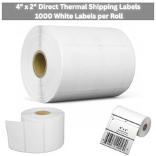 4" x 2" Direct Thermal Shipping Labels – 1000 per Roll – Zebra Compatible