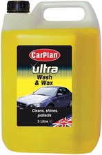 CarPlan POL102 Car Wash Shampoo and Wax Protective Layer 5L Ph Neutral 5 Litre D