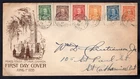 CANADA 1935 KGV Pictorial Issue 6 Values on FDC Cover