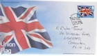GB ROYAL MAIL FDC FIRST DAY COVER 2024 UNION FLAG STAMP WINDSOR PMK HANDWRITTEN
