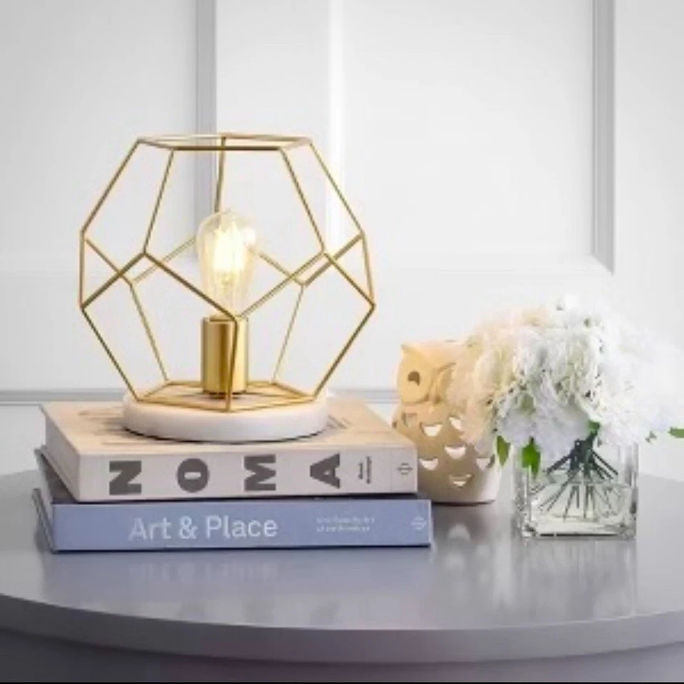 JONATHAN Y JYL1047A James 10" Metal/Mármol LED Lámpara de Mesa Mediados de Siglo Moderna G... Foto 2 de 3