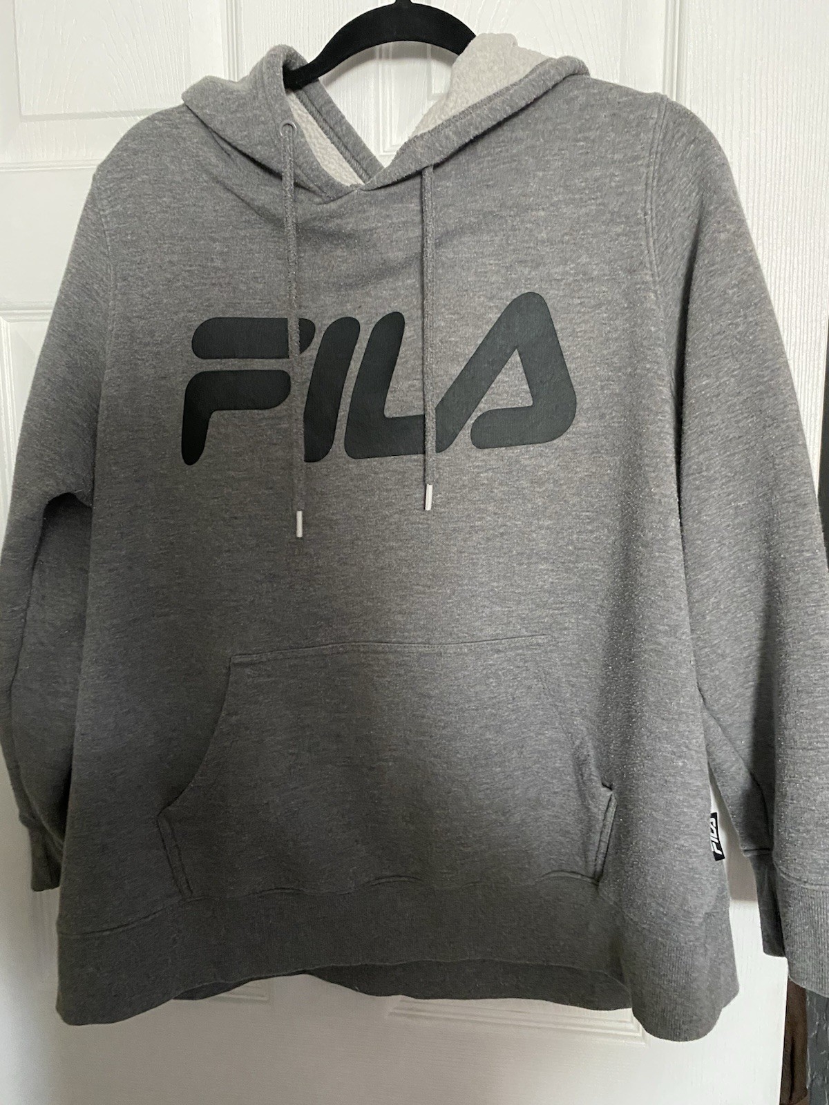 Felpa con cappuccio Fila grigia taglia Xl