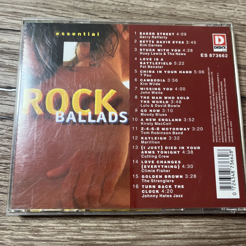 Essential Rock Ballads - CD Sampler - Zustand Gut @0016 - Bild 2 von 3