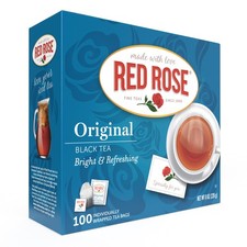 Full Flavored Black Tea 100 Bags Premium 8oz Box for Tea Lovers