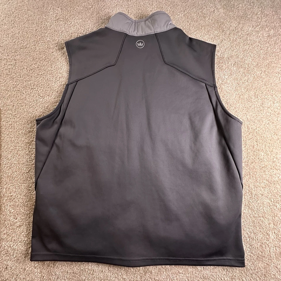 Peter Millar Fuse Elite Hybrid Crown Sport Golf Vest Mens L Gray Vigavi - Image 2 of 4