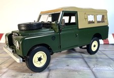 Rare 1/18 Universal Hobbies Green Land Rover Series II Canvas Top OrigOwner READ