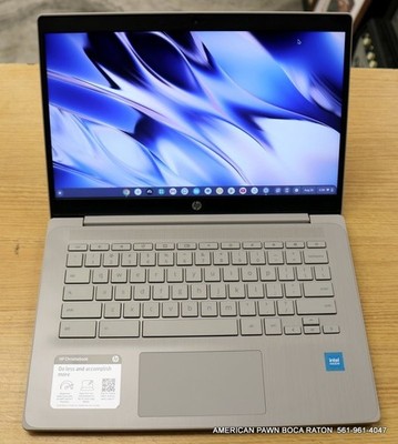 HP Chromebook 14A-NE1013DX 14'' Celeron N4500 1.1GHz 4GB RAM 64GB SSD Gray
