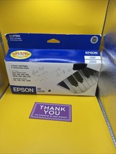 Epson 2 Black Cartridges S187093 D1 - NEW DAMAGED BOX EXP: 4/2010