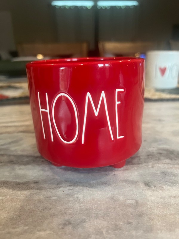 Rae Dunn Home Pot Red Small