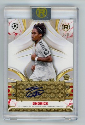 2024-25 Topps Reverence Real Madrid Endrick RC Rookie AUTO /5 UEFA