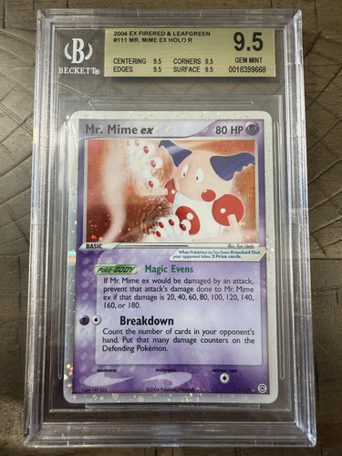 Mr. Mime ex graded BGS 9.5 for sale on eBay