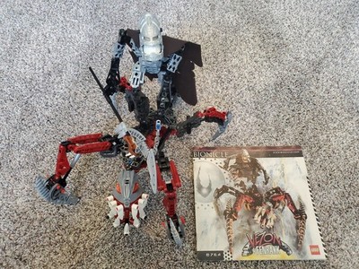 lego bionicle vezon and fenrakk (8764) Complete 