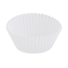 HFM610032 - HOFFMASTER Fluted Bake Cups, 4 1/2" Dia X 1 1/4h, White 10000 - Case