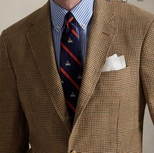 polo ralph lauren MINI GUNCHECK-WVN-BLAZER/SPORT COAT Single breasted blazers