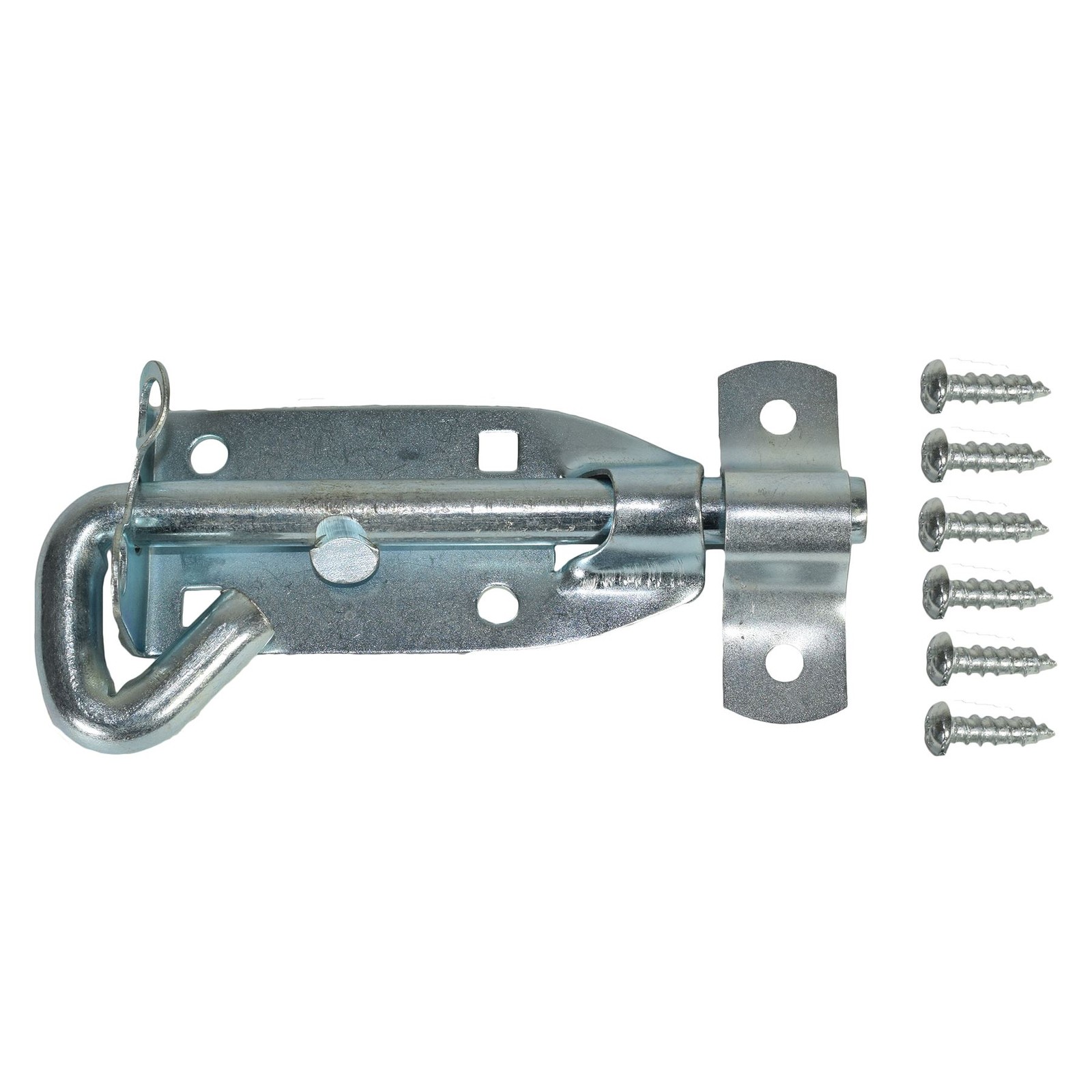 6"" Galvanised Padbolt Gates Garages Shed Doors Latch Lock Screws Padlock