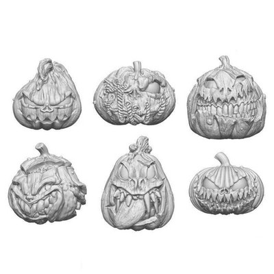 Green Stuff World XL Killer Pumpkins 3D Printed Bits