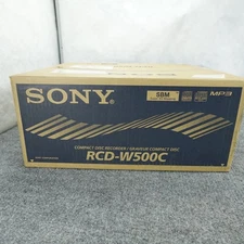 Sony RCD-W500C Compact Disc Recorder New Old Stock Factory Sealed Vintage 🔥🔥🔥