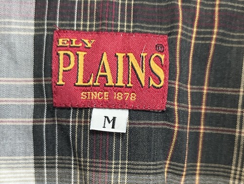 Camisa De Colección Ely Plains Talla Mediana Marrón Perla Occidental A Presión Vaquero Brushpopper - Imagen 5 de 6