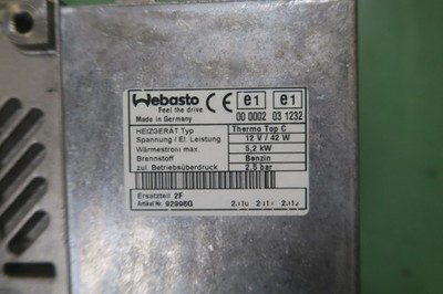 Thermo Top C 12V 42W 5,2 kW Gehäuse ( Benzin)