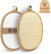 Exfoliating Body Scrubber Natural Egyptian Loofah Sponge Face Body Pampering 2