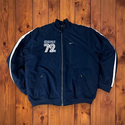 Vintage 90s NIKE CORTEZ Cor72z Jacke Gr. L, navy blue, sehr guter Zustand