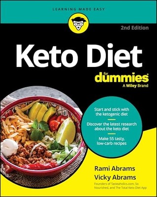 Vicky Abrams - Keto Diet For Dummies - New Paperback - Z245z