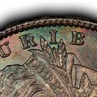 1898-O $1 Morgan Silver Dollar - Luster - Late Stage Rainbow Toning - SKU-D7727
