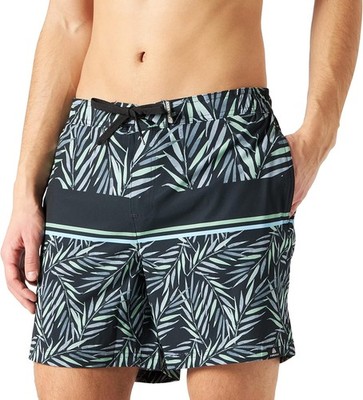 Firefly Herren Karim Badeshorts Schwimmshorts Wassershorts Kurzehose schwarz 2XL