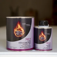High Teck 7422 2K HB Urethane Primer/Sealer/DTM BUFF(TAN) QUART Kit w/Hardener