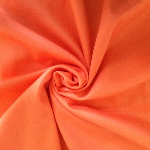Tessuto 100% Cotone Arancione Tinta Unita Trapuntata Cucito da Cantiere 1/2,5/3 - Foto 1 di 2