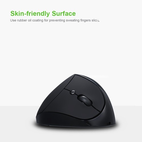 Optical Vertical Ergonomic Wired USB Mice 5 Button for PC Y8E1 - Picture 7 of 11