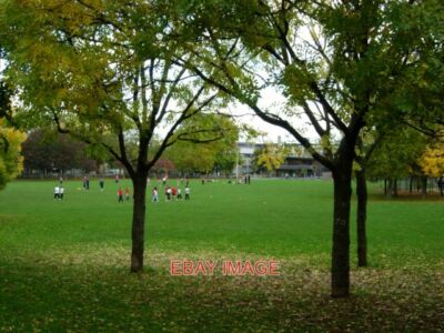 PHOTO  PARADISE PARK LOWER HOLLOWAY SEEN FROM LOUGH ROAD. ORGANISED SCHOOL GAMES