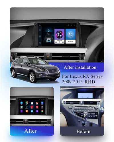 9'' Android 11 2+32GB Car Stereo Radio GPS Nav For Lexus RX Series 2009-2015 RHD - Picture 6 of 24
