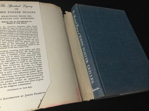 The Spiritual Legacy of John Foster Dulles - hardcover (1960) - Picture 3 of 9